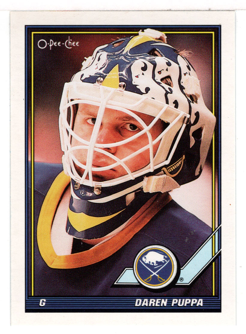 Daren Puppa - Buffalo Sabres (NHL Hockey Card) 1991-92 O-Pee-Chee # 333 Mint