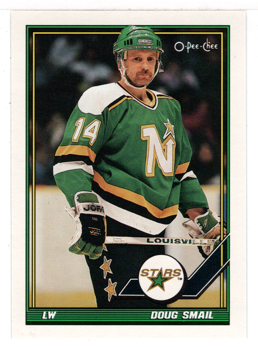 Doug Smail - Minnesota North Stars (NHL Hockey Card) 1991-92 O-Pee-Chee # 334 Mint