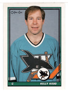 Kelly Kisio - San Jose Sharks (NHL Hockey Card) 1991-92 O-Pee-Chee # 335 Mint
