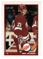 Mike Sillinger - Detroit Red Wings (NHL Hockey Card) 1991-92 O-Pee-Chee # 337 Mint
