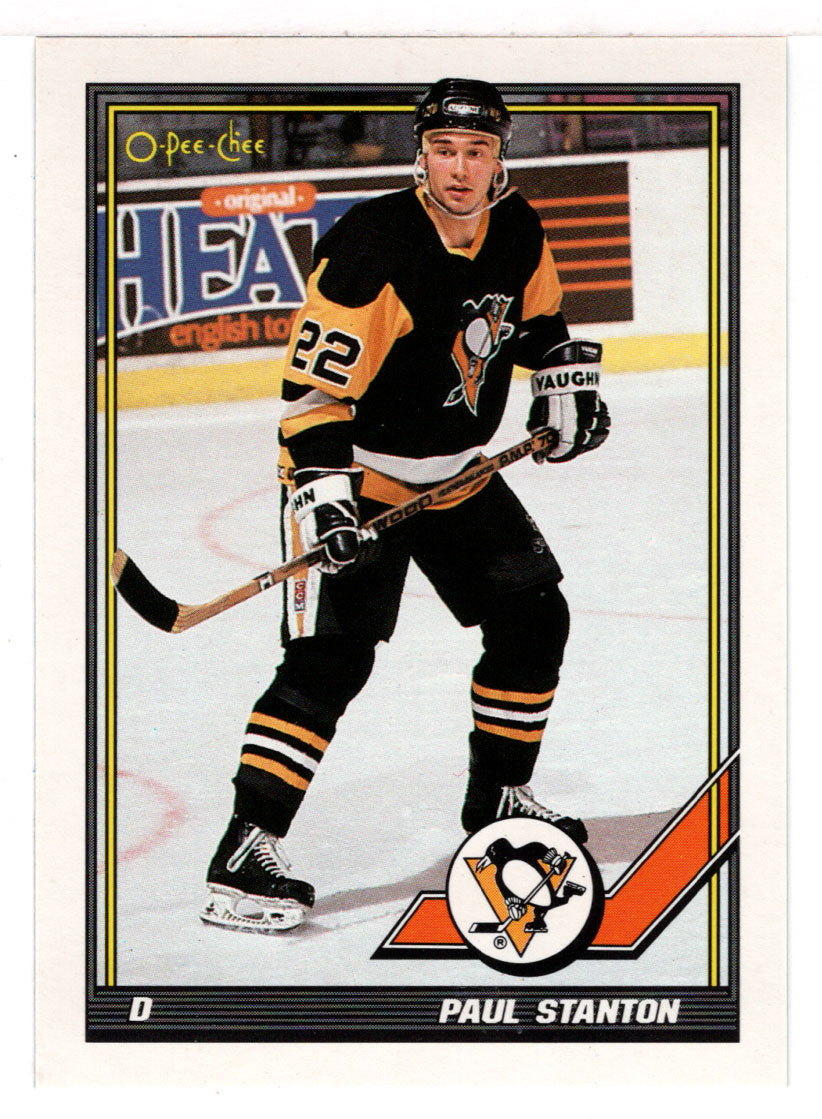 Paul Stanton - Pittsburgh Penguins (NHL Hockey Card) 1991-92 O-Pee-Chee # 339 Mint
