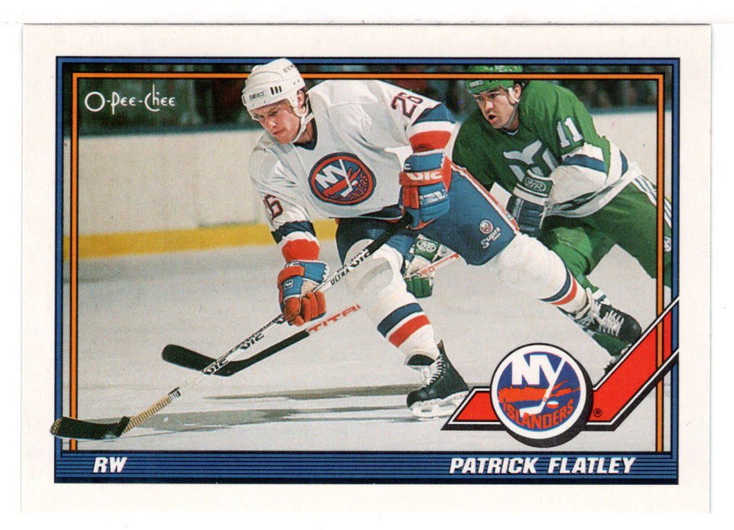 Patrick Flatley - New York Islanders (NHL Hockey Card) 1991-92 O-Pee-Chee # 343 Mint