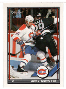 Brian Skrudland - Montreal Canadiens (NHL Hockey Card) 1991-92 O-Pee-Chee # 349 Mint