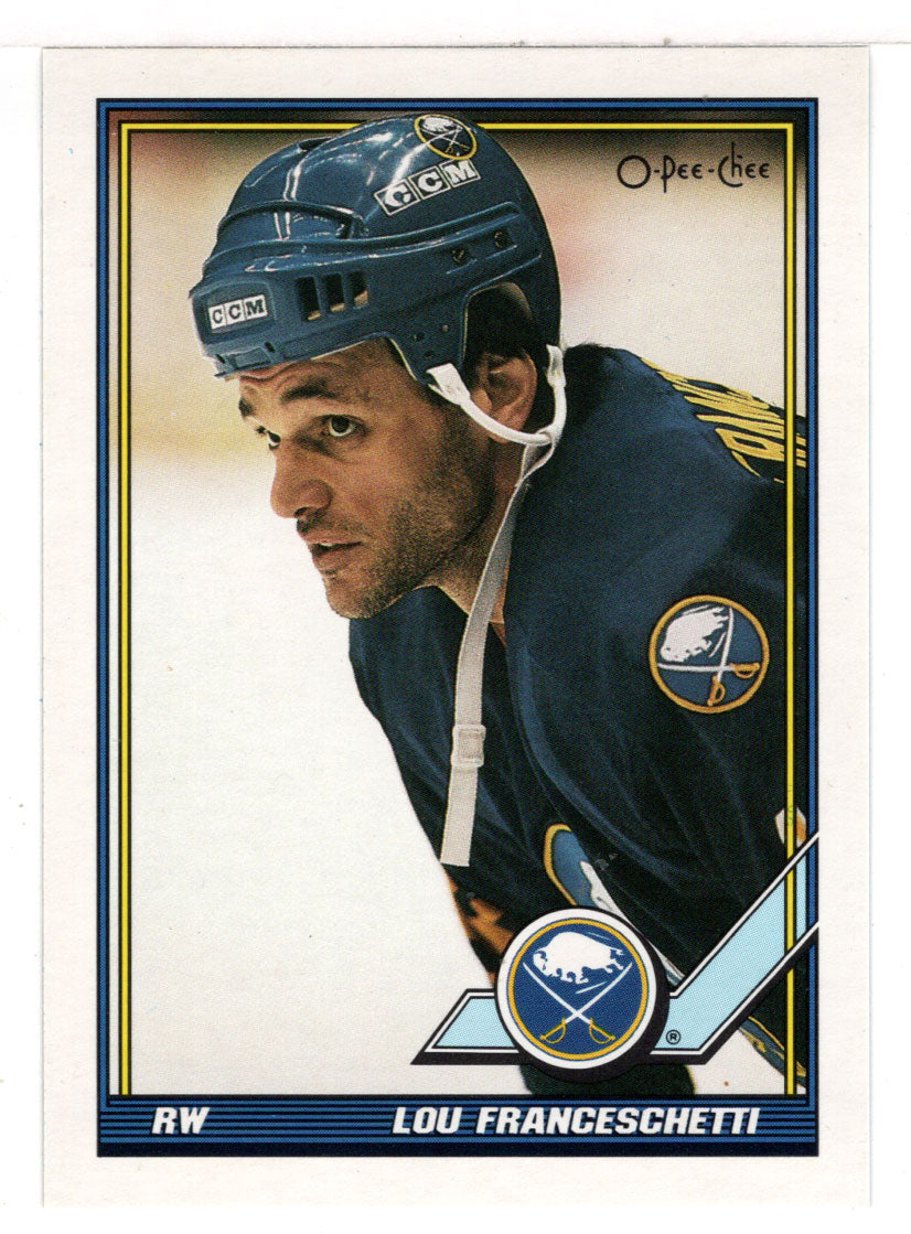 Lou Franceschetti - Buffalo Sabres (NHL Hockey Card) 1991-92 O-Pee-Chee # 354 Mint