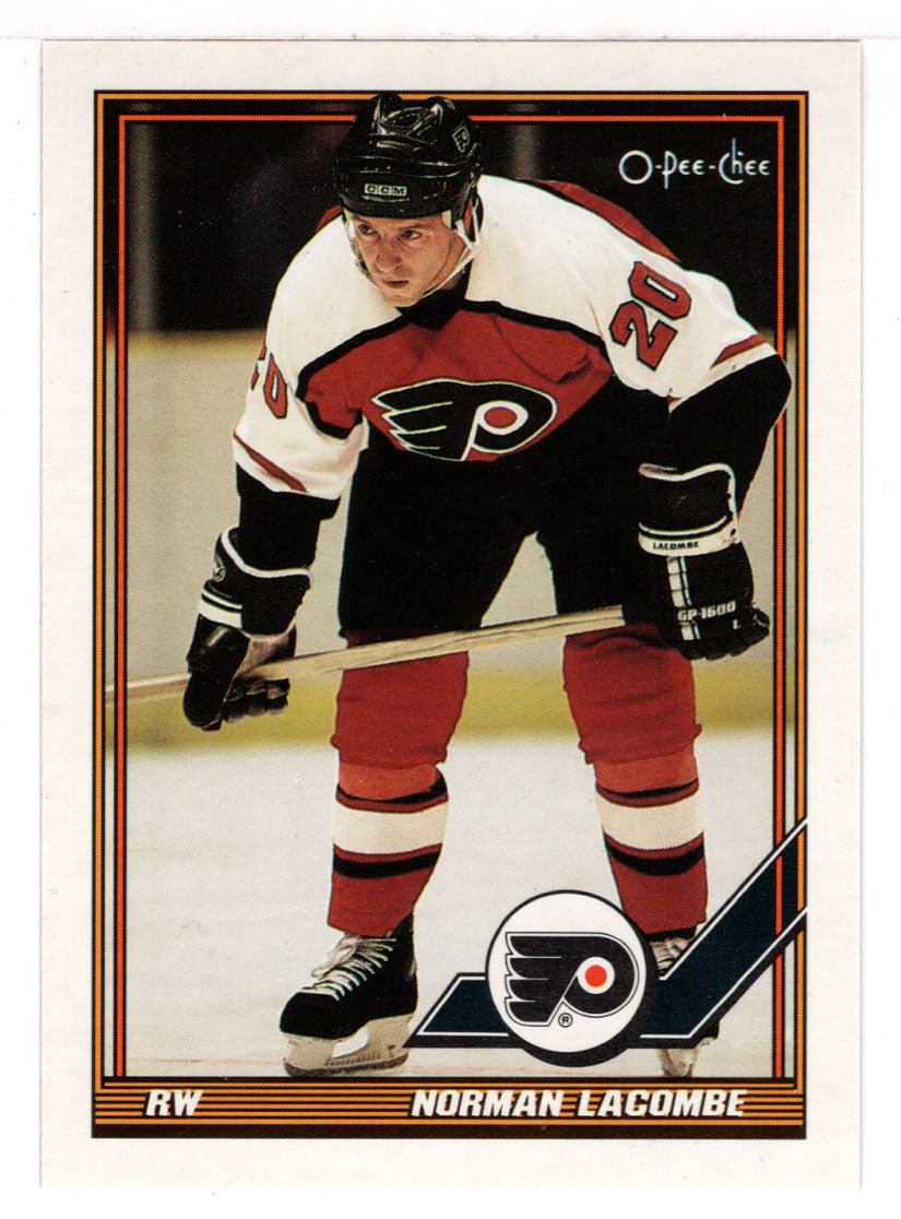 Normand Lacombe - Philadelphia Flyers (NHL Hockey Card) 1991-92 O-Pee-Chee # 357 Mint