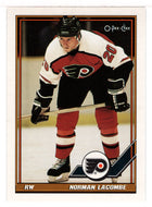 Normand Lacombe - Philadelphia Flyers (NHL Hockey Card) 1991-92 O-Pee-Chee # 357 Mint