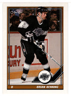 Brian Benning - Los Angeles Kings (NHL Hockey Card) 1991-92 O-Pee-Chee # 359 Mint