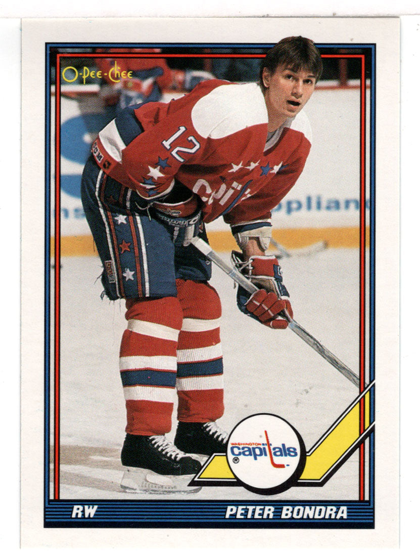 Peter Bondra - Washington Capitals (NHL Hockey Card) 1991-92 O-Pee-Chee # 362 Mint