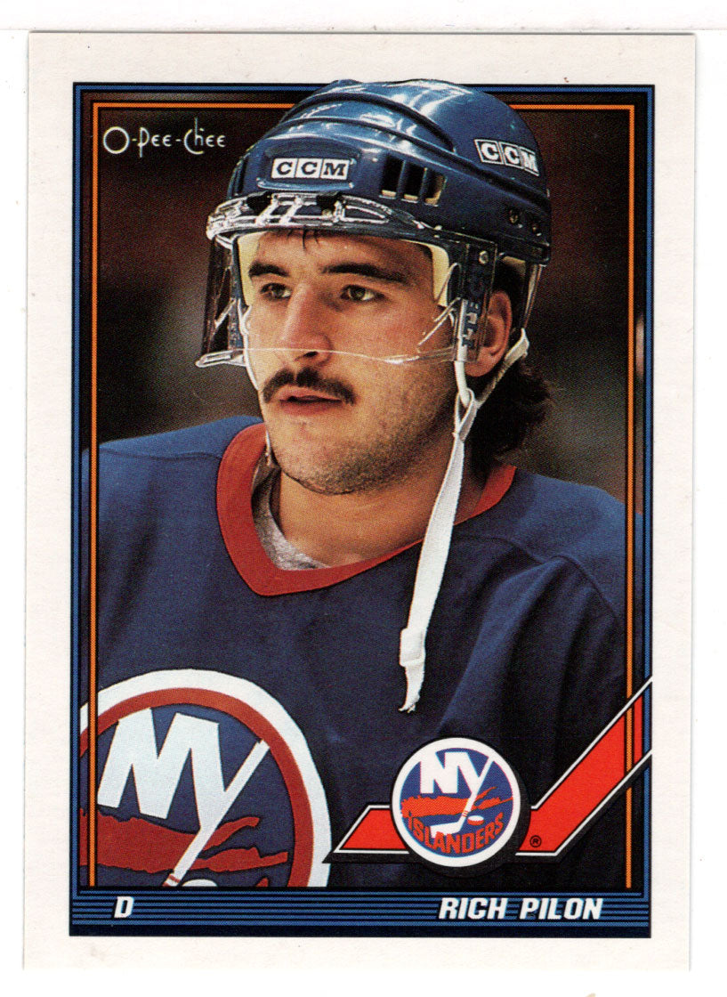 Rich Pilon - New York Islanders (NHL Hockey Card) 1991-92 O-Pee-Chee # 379 Mint