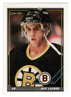 Jeff Lazaro - Boston Bruins (NHL Hockey Card) 1991-92 O-Pee-Chee # 380 Mint