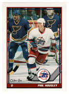 Phil Housley - Winnipeg Jets (NHL Hockey Card) 1991-92 O-Pee-Chee # 395 Mint