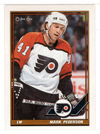 Mark Pederson - Philadelphia Flyers (NHL Hockey Card) 1991-92 O-Pee-Chee # 399 Mint