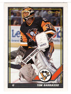 Tom Barrasso - Pittsburgh Penguins (NHL Hockey Card) 1991-92 O-Pee-Chee # 402 Mint