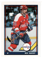 Neil Sheehy - Washington Capitals (NHL Hockey Card) 1991-92 O-Pee-Chee # 407 Mint