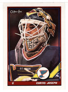 Curtis Joseph - St. Louis Blues (NHL Hockey Card) 1991-92 O-Pee-Chee # 417 Mint