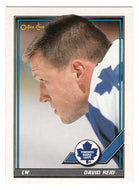 David Reid - Toronto Maple Leafs (NHL Hockey Card) 1991-92 O-Pee-Chee # 423 Mint