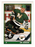 Jim Johnson - Minnesota North Stars (NHL Hockey Card) 1991-92 O-Pee-Chee # 426 Mint
