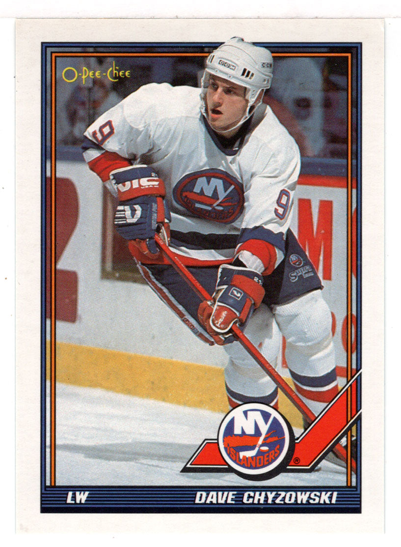 Dave Chyzowski - New York Islanders (NHL Hockey Card) 1991-92 O-Pee-Chee # 435 Mint