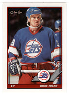 Doug Evans - Winnipeg Jets (NHL Hockey Card) 1991-92 O-Pee-Chee # 438 Mint