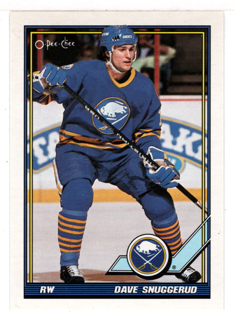 Dave Snuggerud - Buffalo Sabres (NHL Hockey Card) 1991-92 O-Pee-Chee # 441 Mint