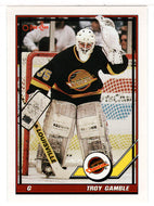 Troy Gamble - Vancouver Canucks (NHL Hockey Card) 1991-92 O-Pee-Chee # 446 Mint