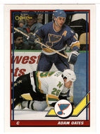 Adam Oates - St. Louis Blues (NHL Hockey Card) 1991-92 O-Pee-Chee # 448 Mint