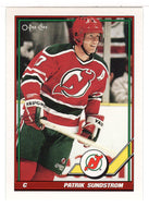 Patrik Sundstrom - New Jersey Devils (NHL Hockey Card) 1991-92 O-Pee-Chee # 451 Mint