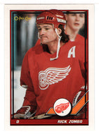 Rick Zombo - Detroit Red Wings (NHL Hockey Card) 1991-92 O-Pee-Chee # 454 Mint