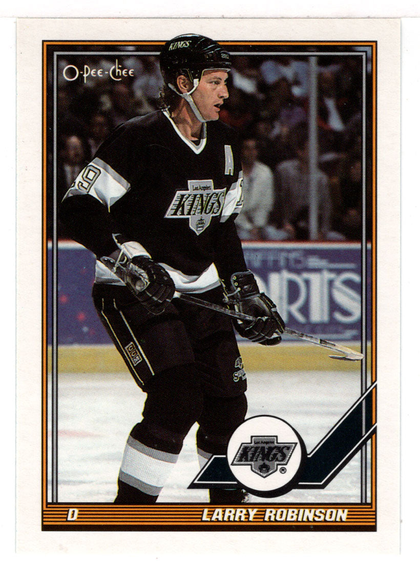 Larry Robinson - Los Angeles Kings (NHL Hockey Card) 1991-92 O-Pee-Chee # 458 Mint