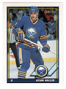 Kevin Haller RC - Buffalo Sabres (NHL Hockey Card) 1991-92 O-Pee-Chee # 473 Mint