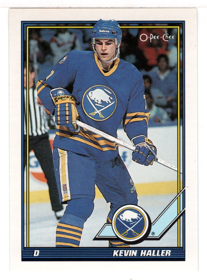 Kevin Haller RC - Buffalo Sabres (NHL Hockey Card) 1991-92 O-Pee-Chee # 473 Mint