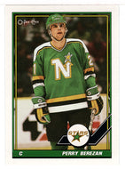 Perry Berezan - Minnesota North Stars (NHL Hockey Card) 1991-92 O-Pee-Chee # 485 Mint