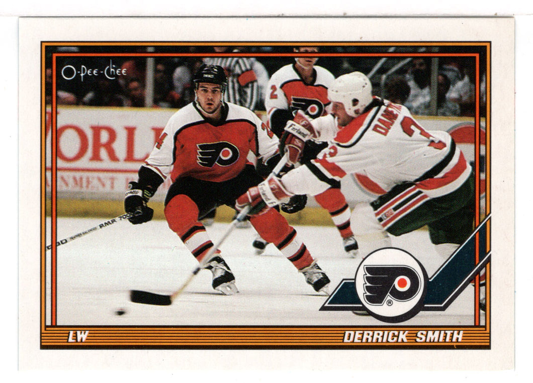 Derrick Smith - Philadelphia Flyers (NHL Hockey Card) 1991-92 O-Pee-Chee # 486 Mint