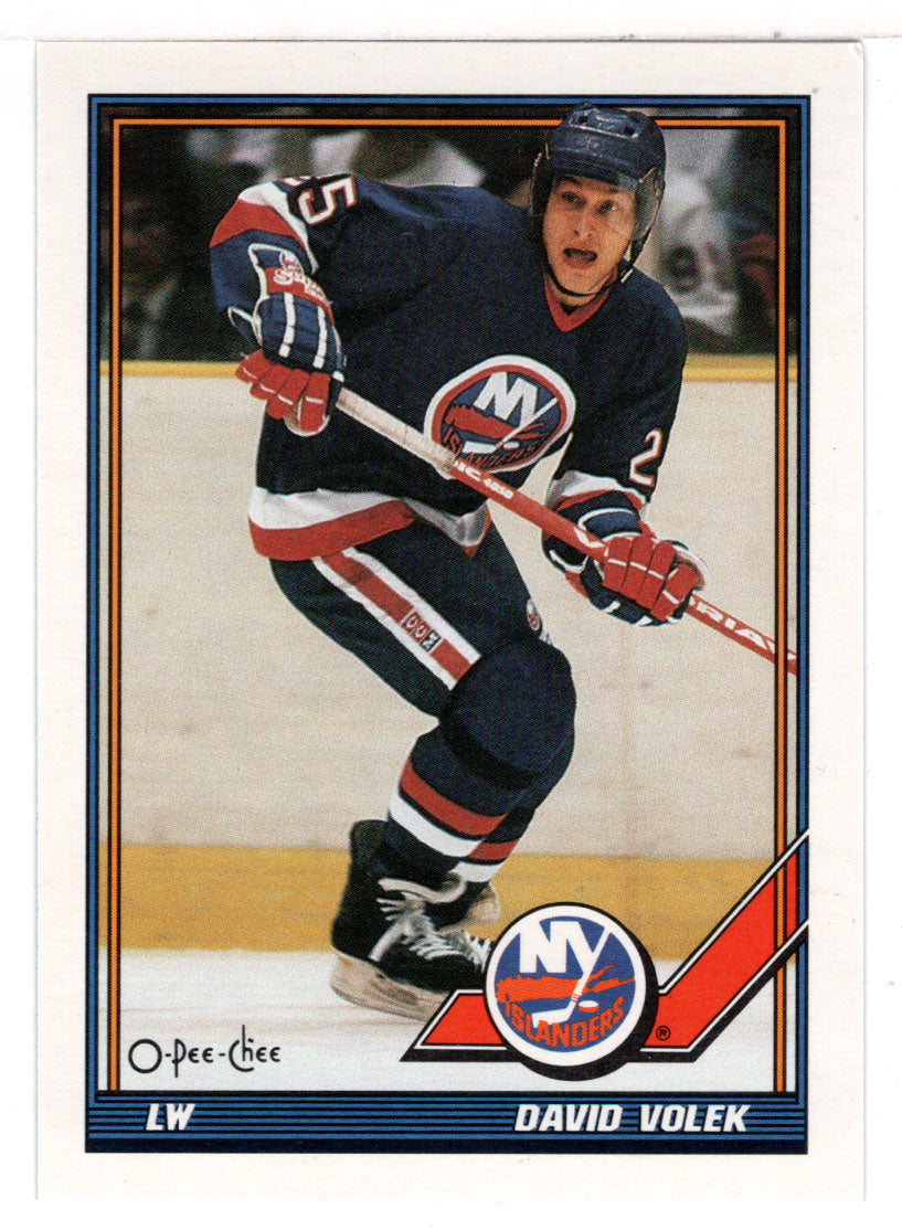 David Volek - New York Islanders (NHL Hockey Card) 1991-92 O-Pee-Chee # 488 Mint