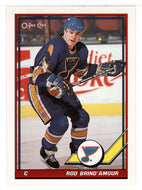 Rod Brind'Amour - St. Louis Blues (NHL Hockey Card) 1991-92 O-Pee-Chee # 490 Mint