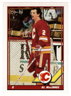 Al MacInnis - Calgary Flames (NHL Hockey Card) 1991-92 O-Pee-Chee # 491 Mint