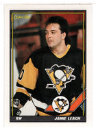 Jamie Leach - Pittsburgh Penguins (NHL Hockey Card) 1991-92 O-Pee-Chee # 492 Mint