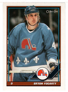 Bryan Fogarty - Quebec Nordiques (NHL Hockey Card) 1991-92 O-Pee-Chee # 500 Mint