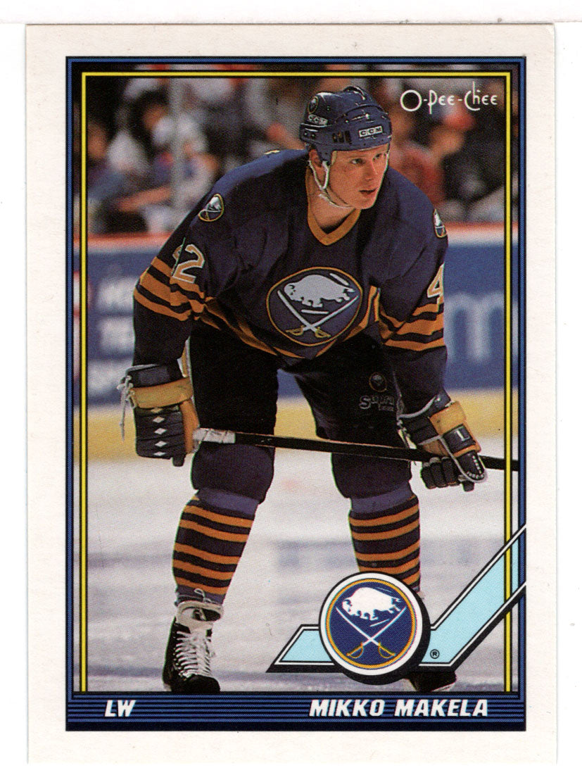 Mikko Makela - Buffalo Sabres (NHL Hockey Card) 1991-92 O-Pee-Chee # 503 Mint