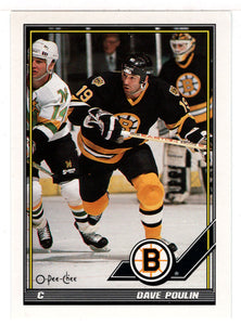 Dave Poulin - Boston Bruins (NHL Hockey Card) 1991-92 O-Pee-Chee # 507 Mint