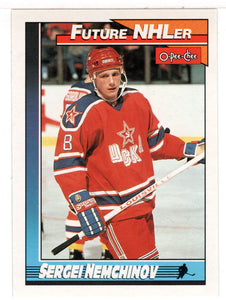 Sergei Nemchinov - New York Rangers - Future NHLer (NHL Hockey Card) 1991-92 O-Pee-Chee # 514 Mint
