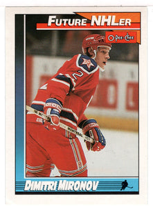 Dimitri Mironov - Toronto Maple Leafs - Future NHLer (NHL Hockey Card) 1991-92 O-Pee-Chee # 515 Mint