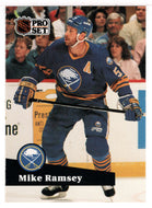 Mike Ramsey - Buffalo Sabres (NHL Hockey Card) 1991-92 Pro Set French Edition # 25 Mint
