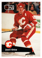 Joel Otto - Calgary Flames (NHL Hockey Card) 1991-92 Pro Set French Edition # 37 Mint