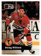 Doug Wilson - Chicago Blackhawks (NHL Hockey Card) 1991-92 Pro Set French Edition # 52 Mint