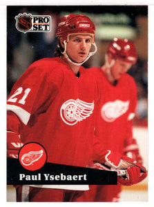 Paul Ysebaert - Detroit Red Wings (NHL Hockey Card) 1991-92 Pro Set # 59 Mint