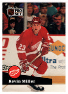 Kevin Miller - Detroit Red Wings (NHL Hockey Card) 1991-92 Pro Set # 60 Mint