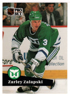 Zarley Zalapski - Hartford Whalers (NHL Hockey Card) 1991-92 Pro Set # 91 Mint