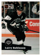 Larry Robinson - Los Angeles Kings (NHL Hockey Card) 1991-92 Pro Set French Edition # 104 Mint