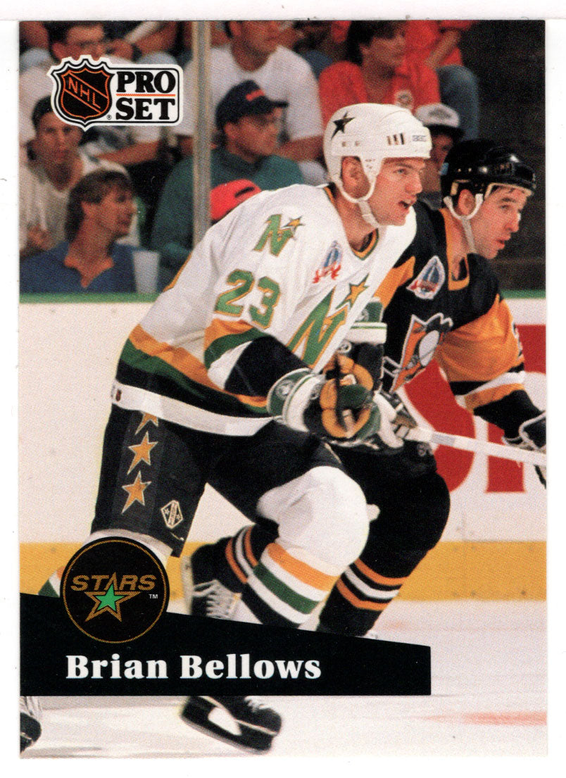 Brian Bellows - Minnesota North Stars (NHL Hockey Card) 1991-92 Pro Set # 109 Mint